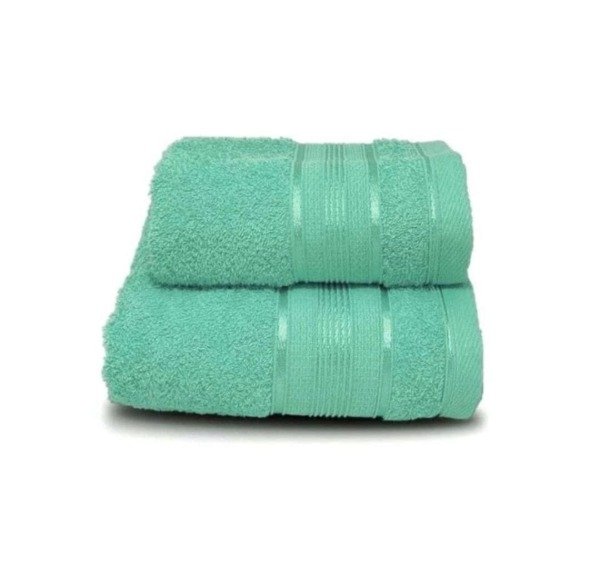 Producto - Toallón y toalla Fantasía Knut verde esmeralda