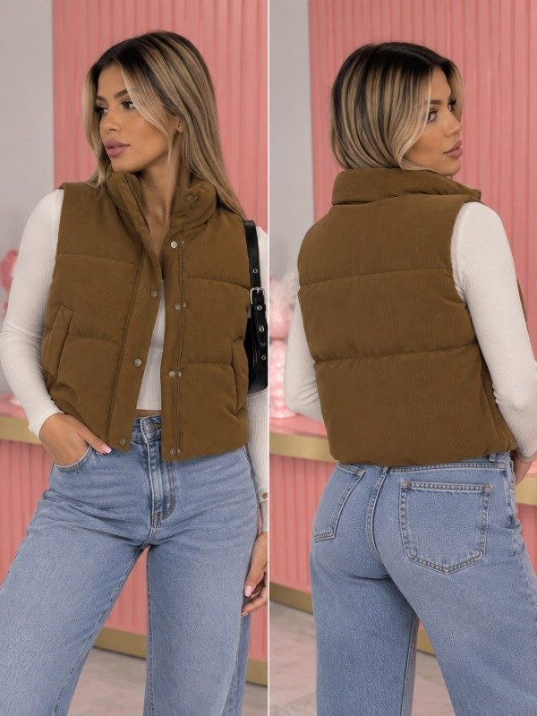 Producto - Chaleco puffer teddy - 1