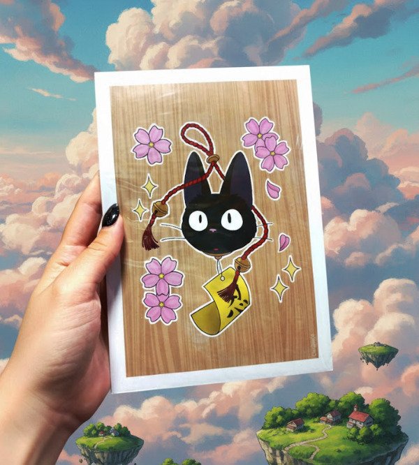 Producto - LÁMINAS STUDIO GHIBLI Y GATITOS - CHIMOKATATTOO