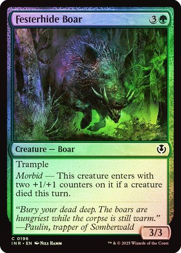 Producto - Festerhide Boar Foil  Innistrad Remastered