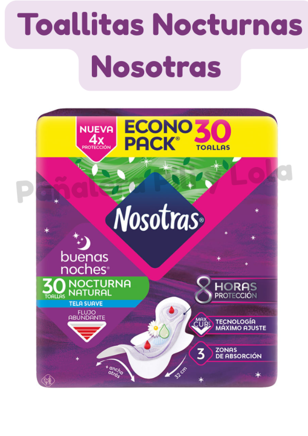 Producto - Toallitas Nocturnas Nosotras x 30