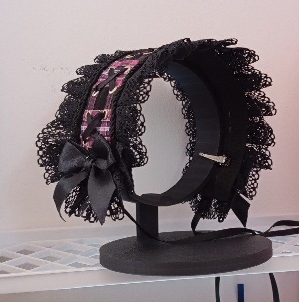 Producto - Headdress escosés rosa y negro