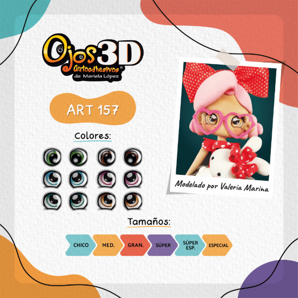 Producto - Ojito 3D art 157