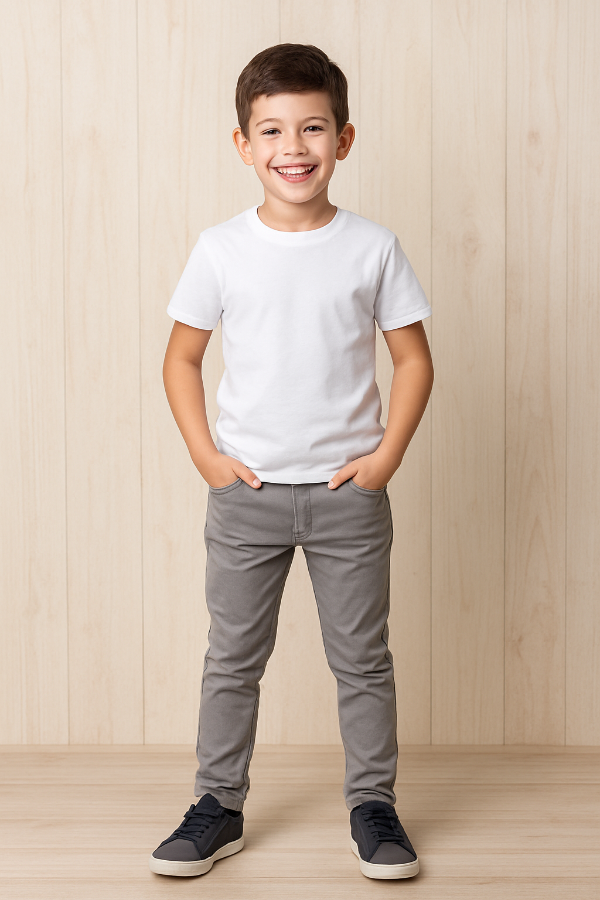 Producto - Pantalón gabardina colegial gris