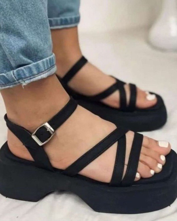 Producto - SANDALIAS IRIS BAJA CON TIRAS BÁSICAS