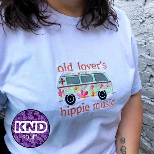 Remera Old lover's hippie music — imagen 2