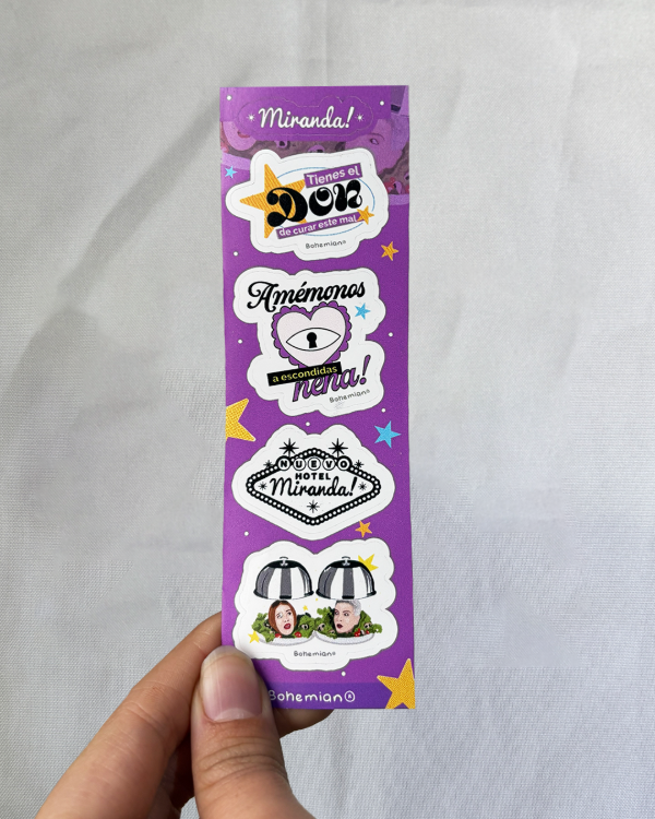 Producto - Mini Plancha Miranda - Planchas de Stickers