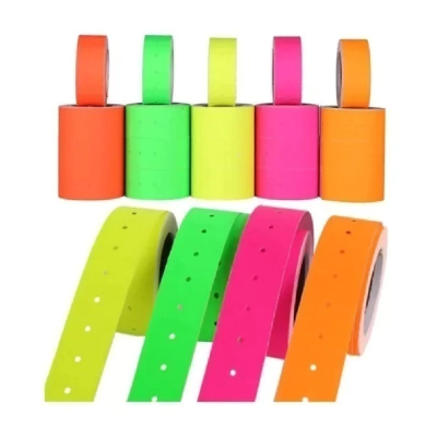 Producto - Etiqueta Precio Rollo Colores Fluor 16505