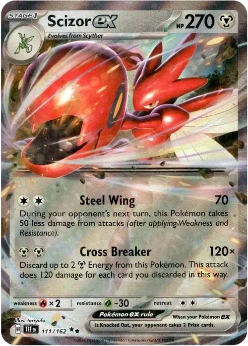 Producto - Scizor ex - 111/162 - Temporal Forces - Holo