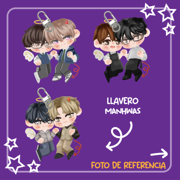 Producto - LLAVEROS MANHWAS