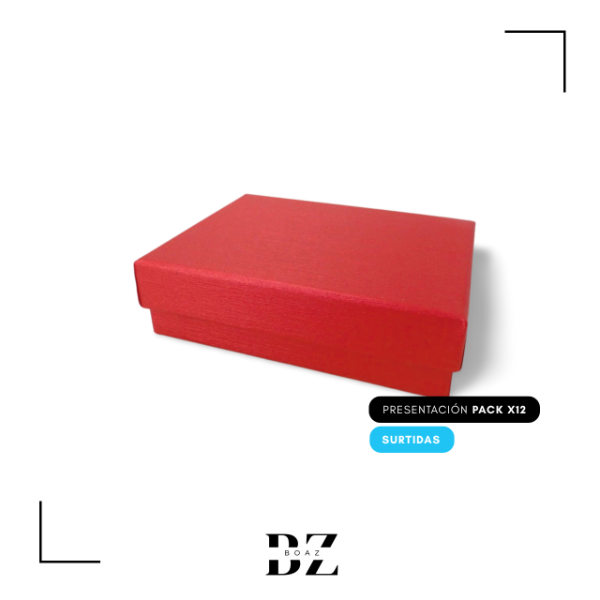 Producto - ESTUCHE REGALO X 12 UNIDADES 7X9 CM COLOR SURTIDO - 2029-3