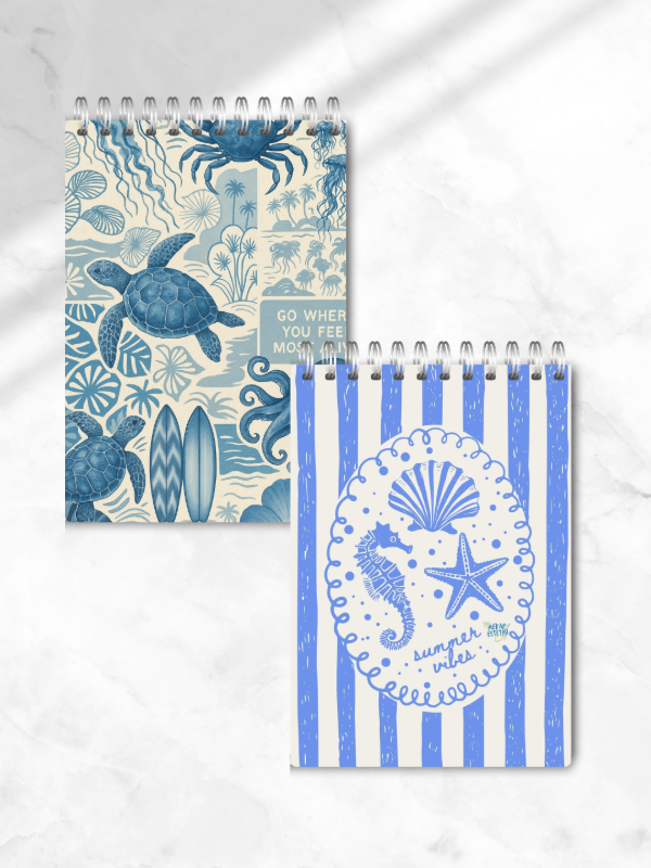 Producto - Pack 2 Anotadores A6 - Ocean