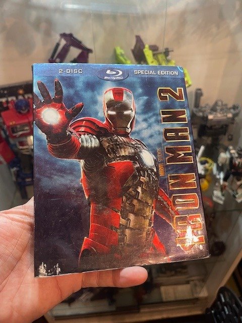 Producto - IRON MAN 2 (BLU-RAY CON SLEEVE COVER) INCOMPLETO FALTA 1 DISCO