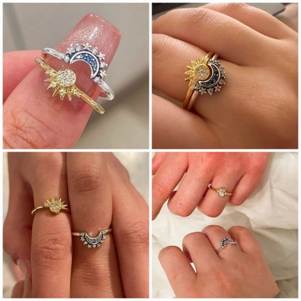 Producto - Anillos sol y luna