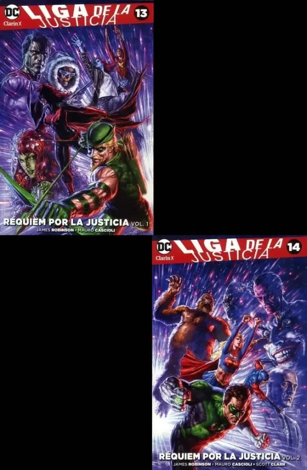 Producto - LIGA DE LA JUSTICIA: REQUIEM POR LA JUSTICIA (COMPLETO)