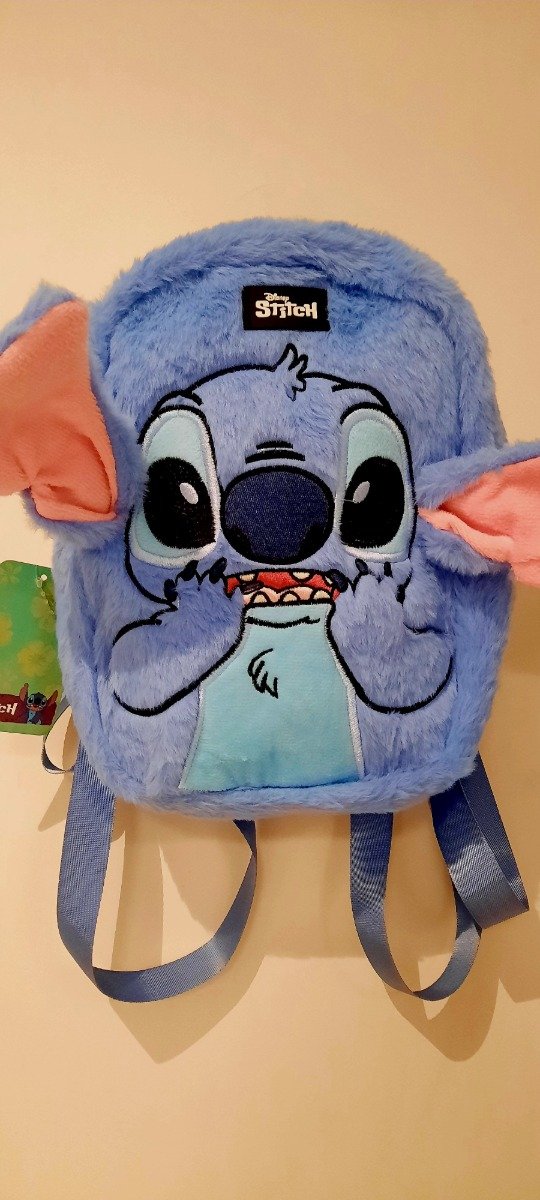 Producto - Mochila Stitch celeste oscuro