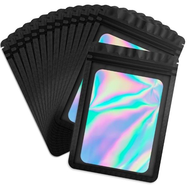 Producto - 4 Bolsas Holográficas para Press Tornasol Negras