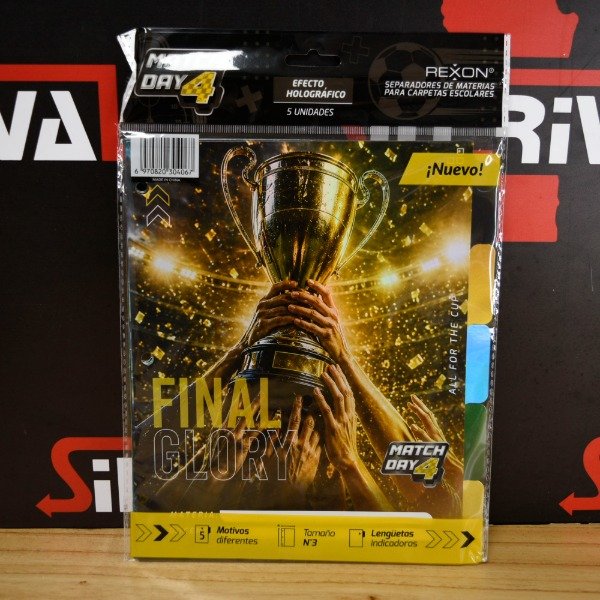 Producto - SEPARADOR DE MATERIAS REXON MATCH DAY 4 30687