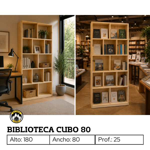 Producto - BIBLIOTECA CUBO 80 - 3