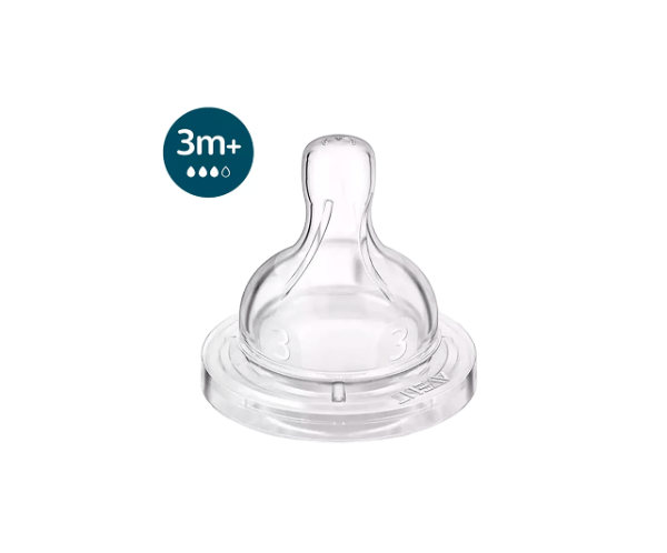 Producto - Tetina Anticólicos Philips Avent 3m+ Flujo Medio. Sin BPA