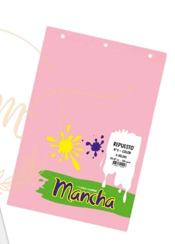 Producto - Hojas cansón N 5 blancas y de color
