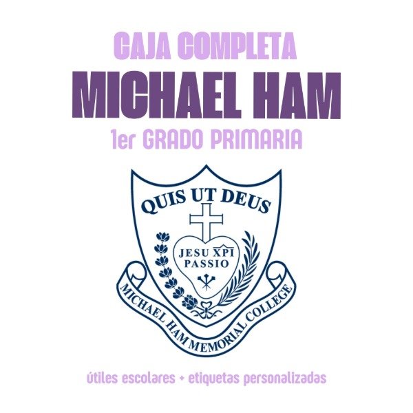 Producto - Caja Escolar - Colegio Michael Ham - 1er Grado
