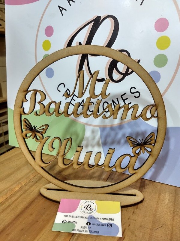 Producto - ARO CALADO- MI BAUTISMO