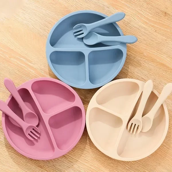 Producto - SET DE CUBIERTOS SILICONA 3PCS