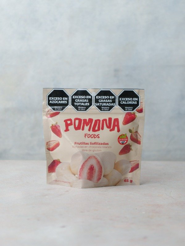 Producto - Frutilla Liofilizada Bañada en Chocolate Blanco x 65g
