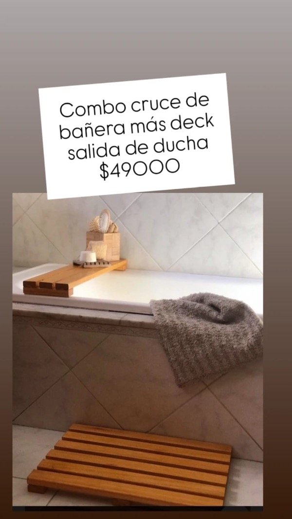 Producto - Ceice de bañera 69x17 mas deck dalida de ducha  paraiso