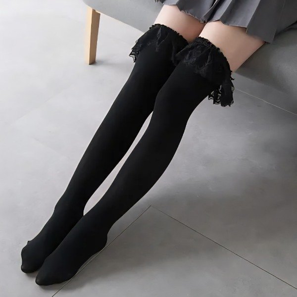 Producto - Bucaneras Coquette Blanco y negro - 3