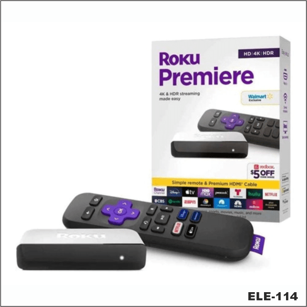 Producto - CONVERTIDOR DE SMART TV BOX ROKU PREMIERE HD 4K