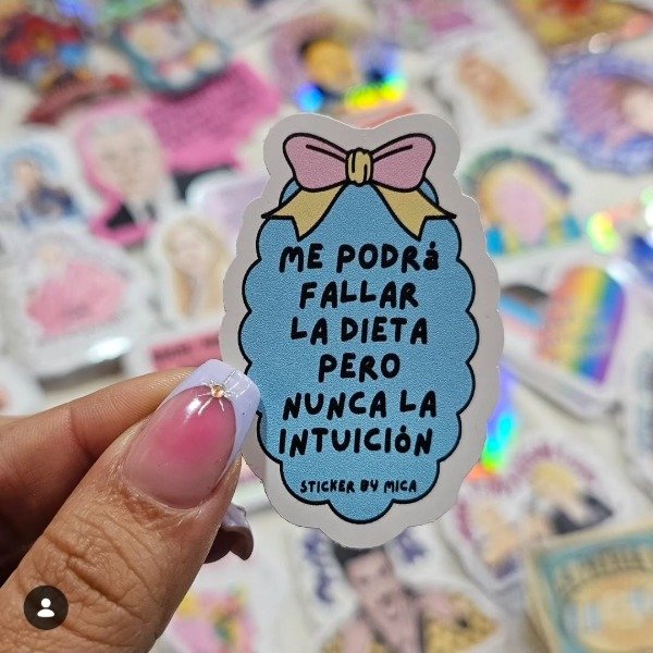 Producto - Sticker me podra fallar la dieta