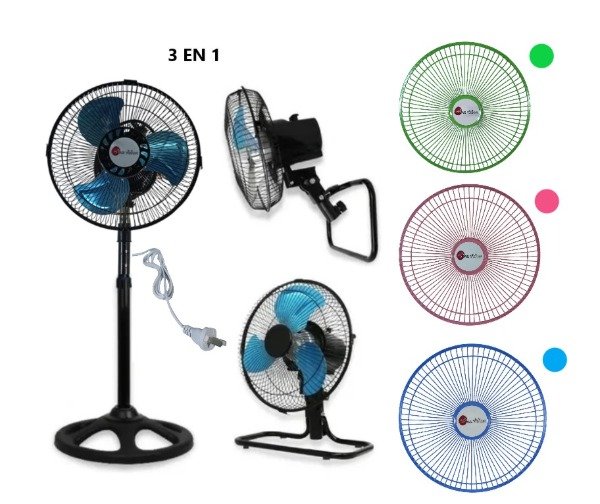 Producto - Ventilador de 10" 3 en 1 Star Vision con 3 palas de Acero