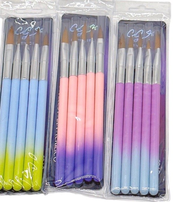 Producto - Set De 5 Pinceles Acrílico City Girl