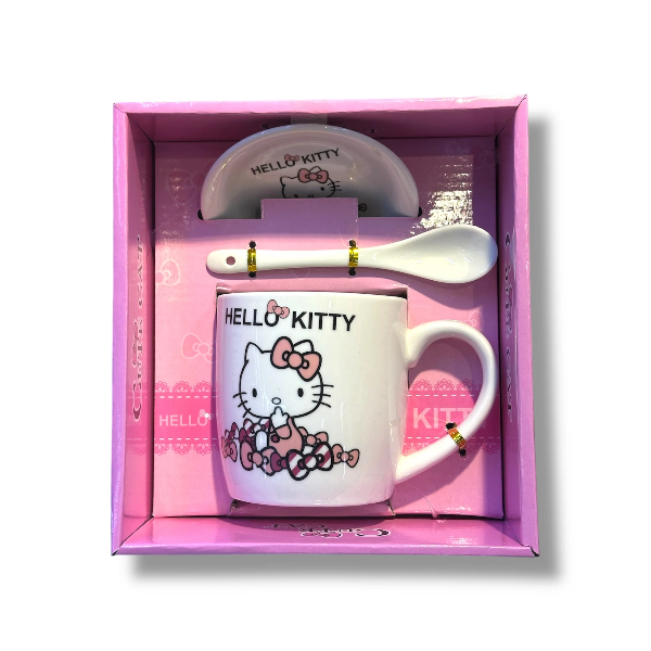 Producto - Set taza+ platito Hello Kitty