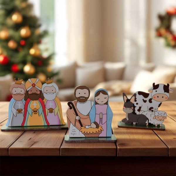 Producto - Pesebre Completo (Sagrada Familia + Animales + Reyes) Gloria