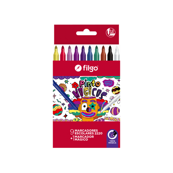 Producto - MARCADORES FILGO PINTO MAGIC X10