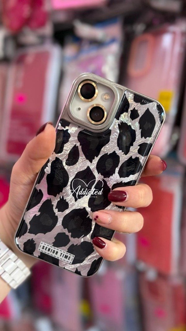 Producto - Case animal print negroo