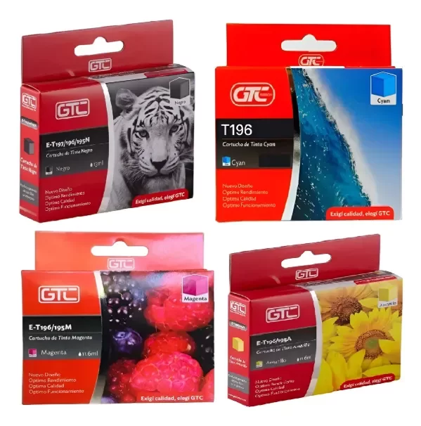 Producto - Cartucho de tinta Epson 197/196 alt.