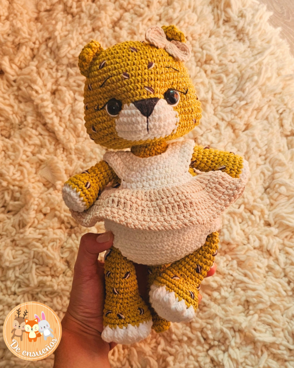 Producto - Bebe Regina, la leopardita - Guía de tejido
