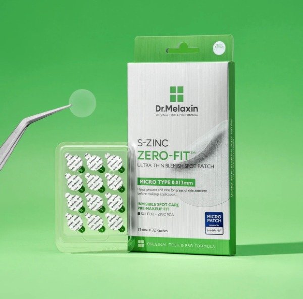 Producto - Dr Melaxin S-ZINC ZERO-FIT (72 parches) - 0