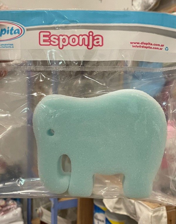 Producto - Esponja dispita Elefante