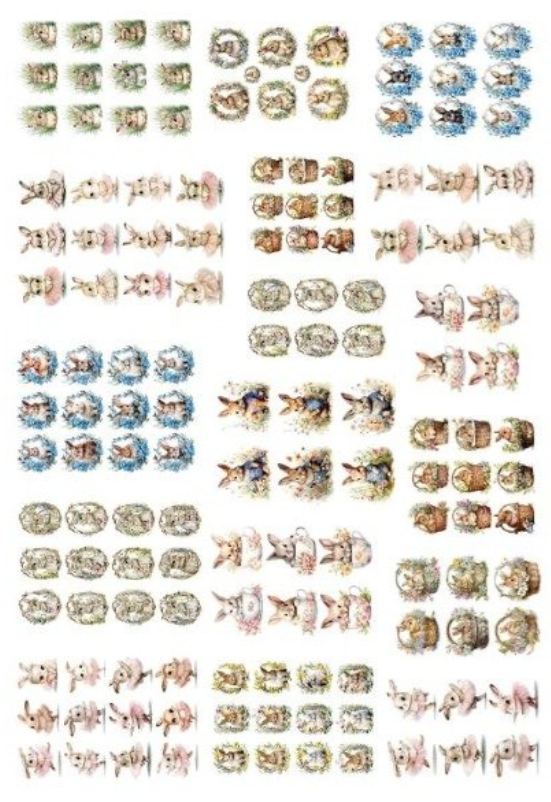 Producto - PAPEL DE SEDA CONEJOS 3  70X50