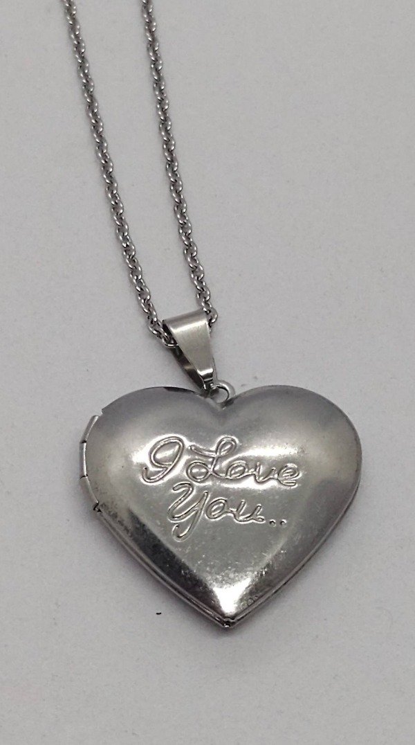Producto - Corazon  plateado
