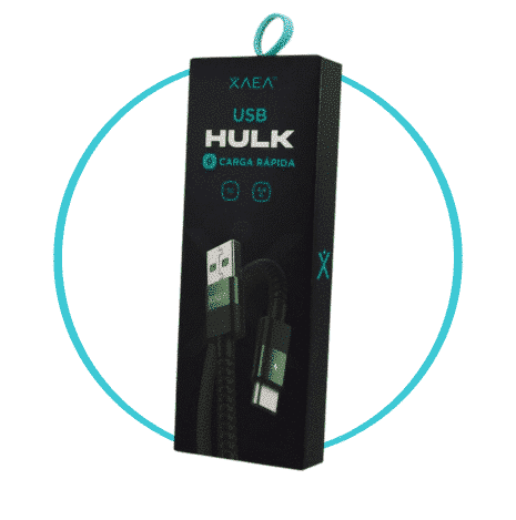 Producto - CABLE USB MODX-089 HULK TIPO C  XAEA  VERDE