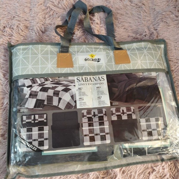 Producto - LINEA BLANCO Sabanas 2 en 1 Goldsun