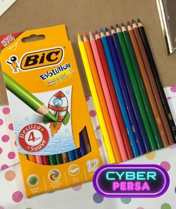 Producto - Lapices de colores Bic Evolution punta 4 mm x 12