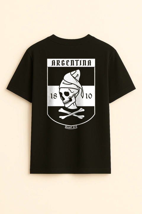 Producto - Escudo Militar Ficticio de Argentina (Negra Clásica Hombre Dorsal)