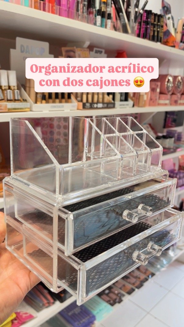 Producto - Organizador acrílico con dos cajones